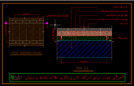 نصب چوب ترمووود